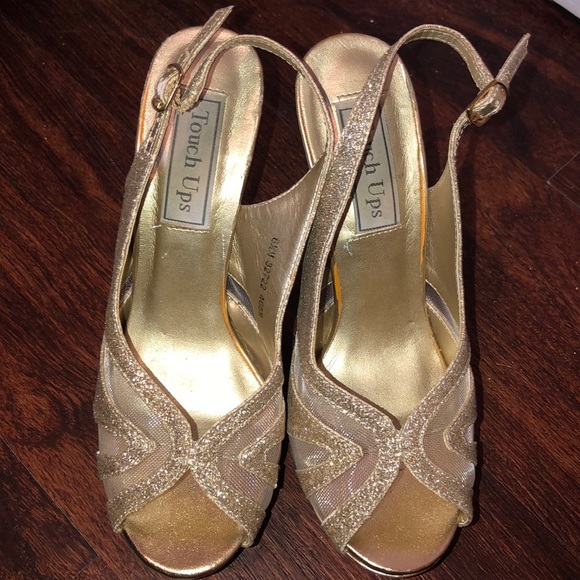 Gold Prom/Pageant Heels - Picture 2 of 4